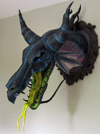 Illustration for article titled Mount Disney supervillain Maleficent's head on your wall!